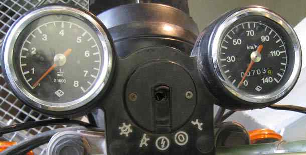 IFA MZ speedometer and tacho